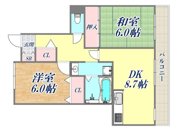 日新ビルの物件間取画像